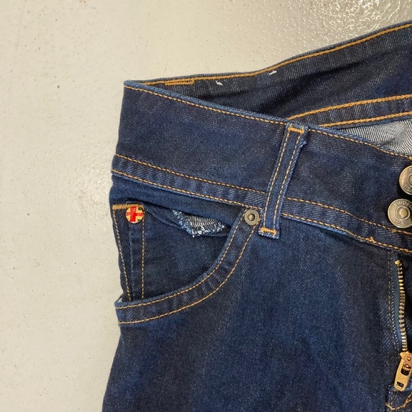 Hudson Jeans Dark Blue Flare Women's Jeans - Picture 8 of 16